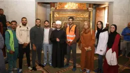 افتتاح مسجد ومقام السيدة عائشة النبوية رضي الله عنها