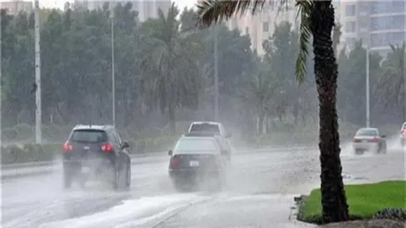 سقوط أمطار محافظتي القاهرة والجيزة