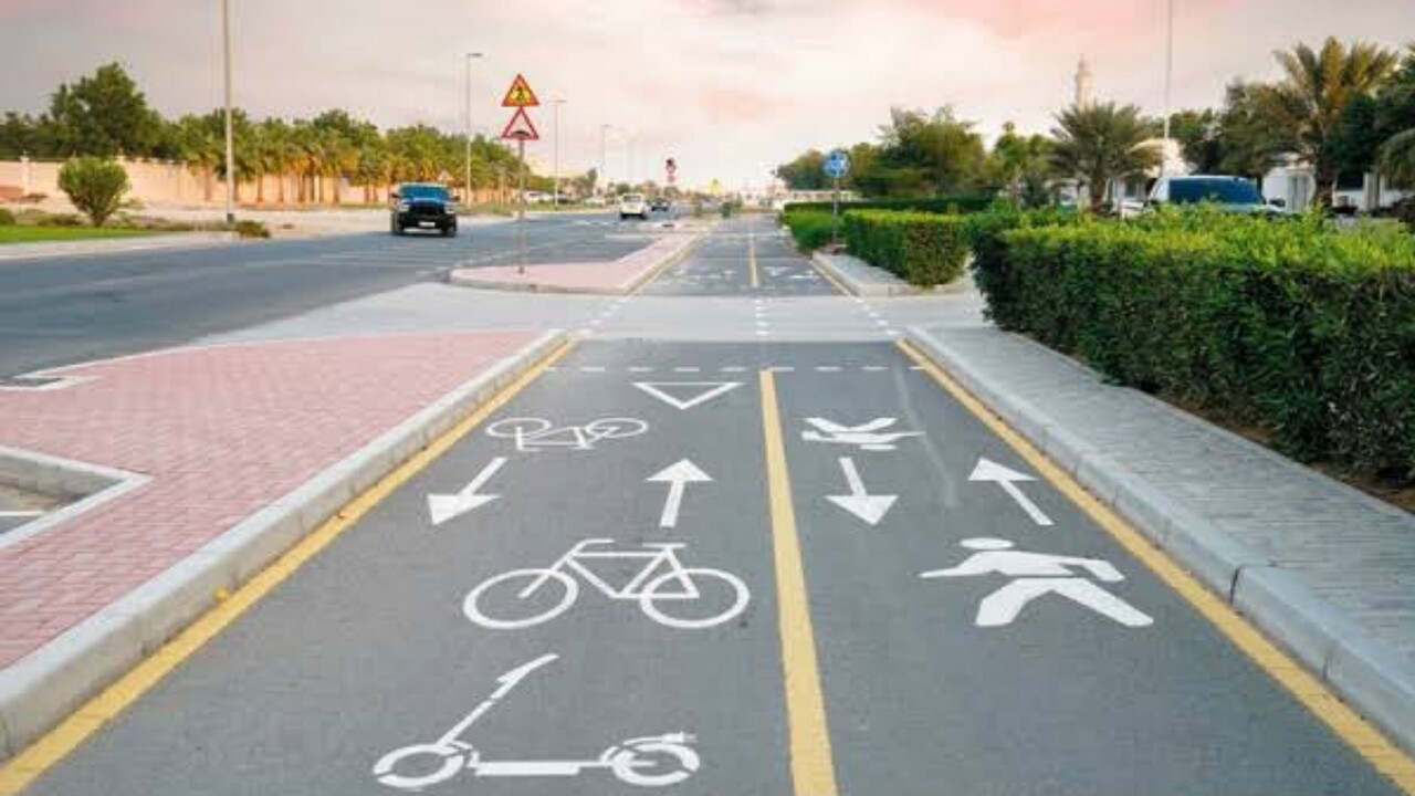 افتتاح مسارات الدراجات الهوائية بمنطقه الخوانيج و مشرف بواسطه طرق دبي